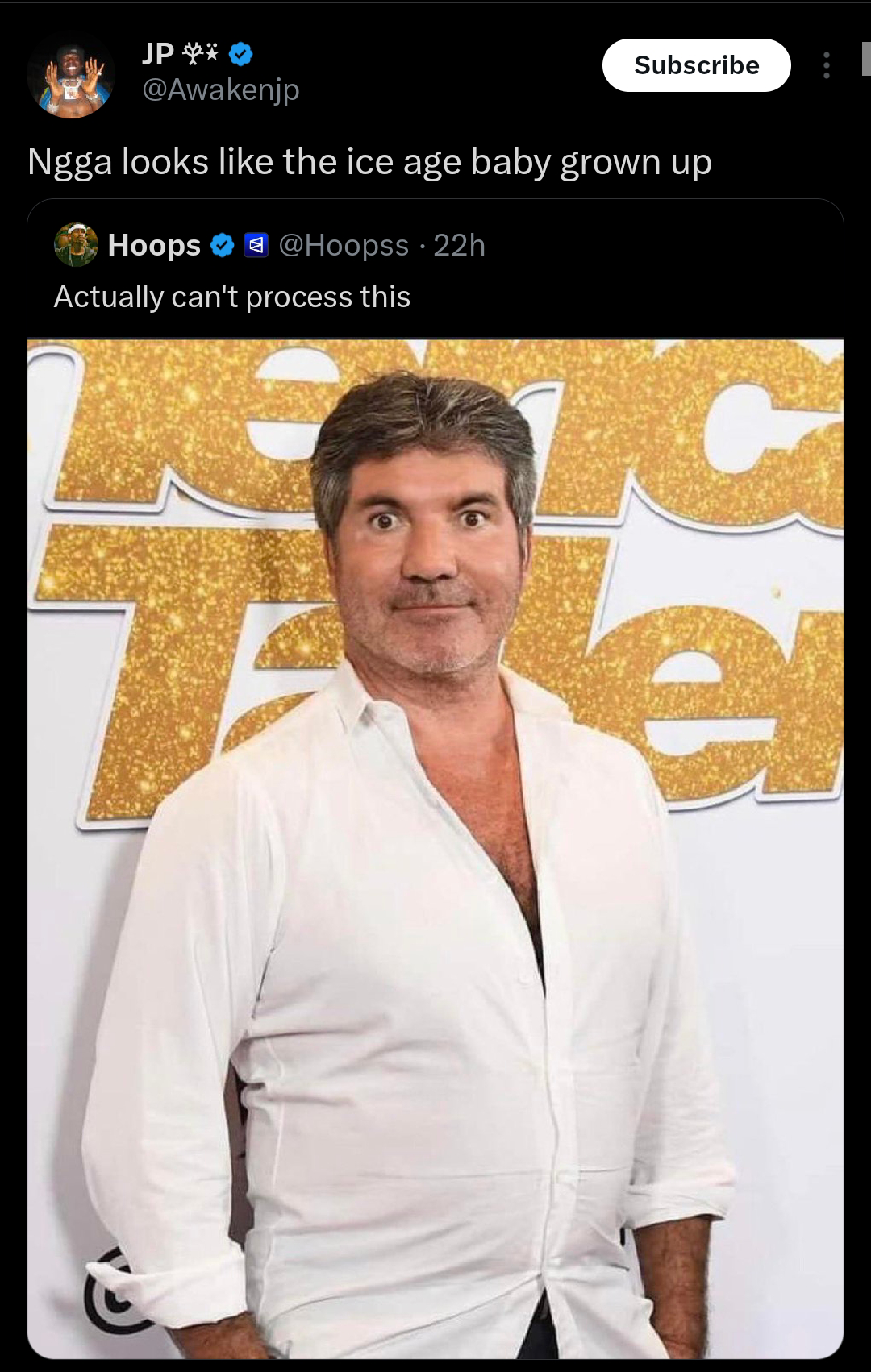 Ice age baby grown up