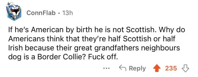 The Scots are in a league of their own