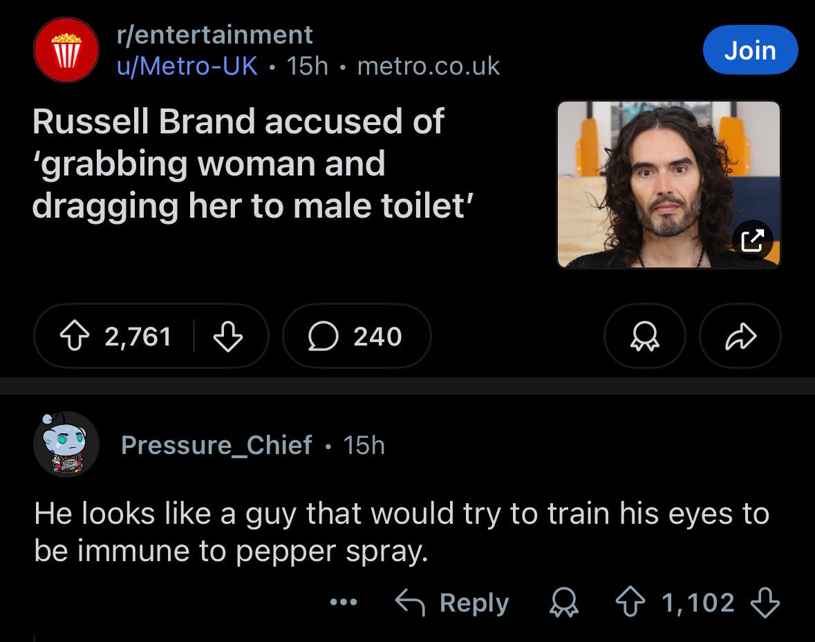 He was pepper sprayed 10 seconds before this picture was taken