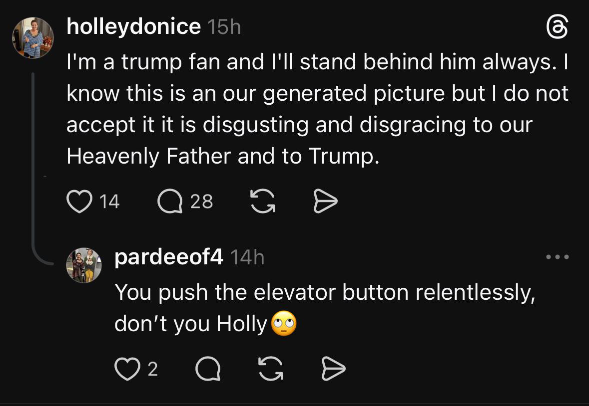 The more times you push it the faster the elevator becomes. The harder you push it, the more god is proud of you!