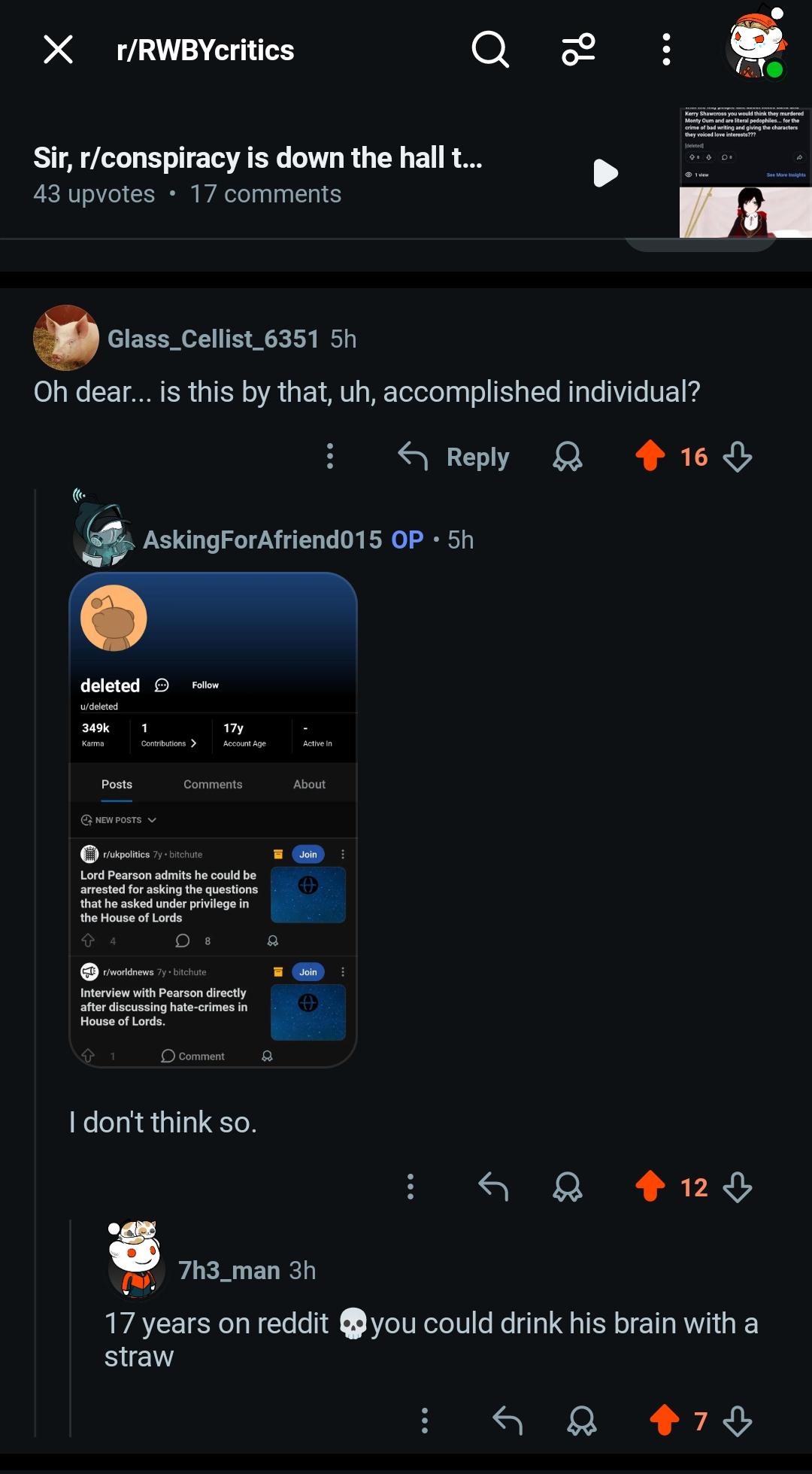 What constant Redditation does to a brain