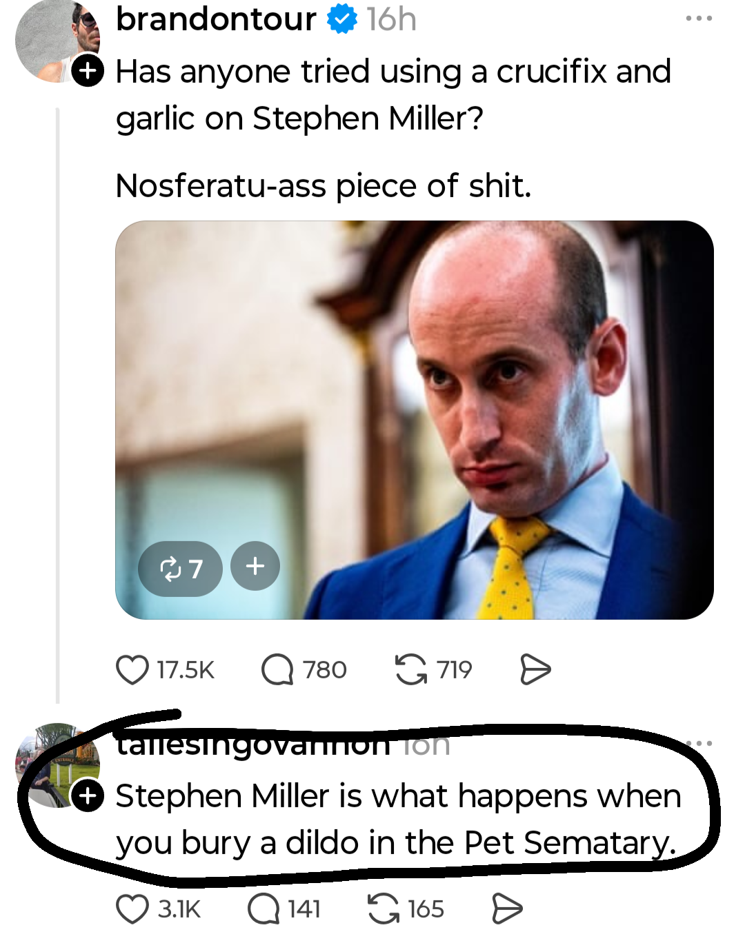 Stephen King level insult