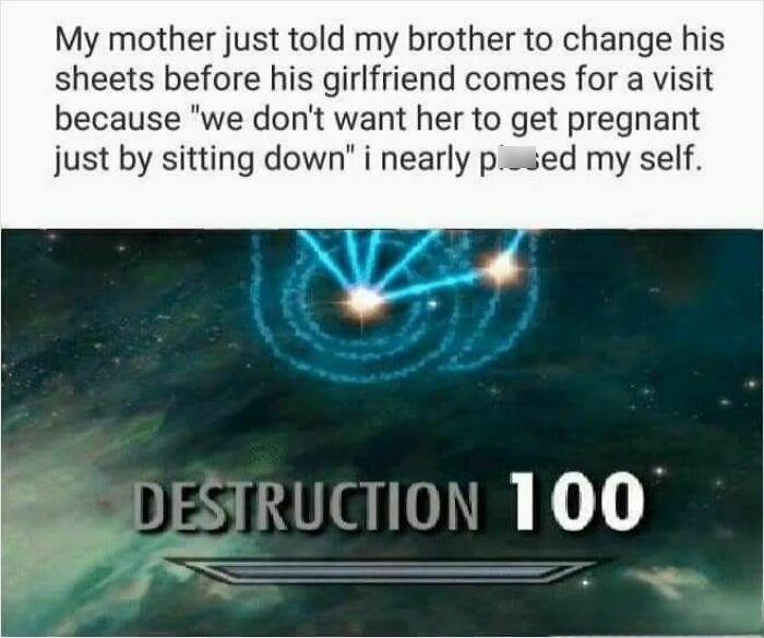 That bedsheet is apparently more dangerous than people.