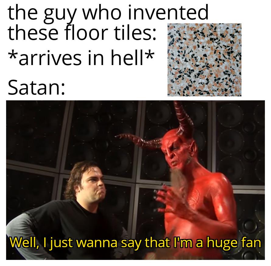 if you drop something small on that floor it's over