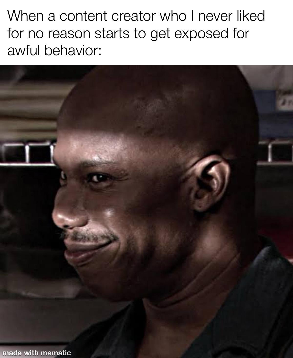 Who could have guessed the dude with a punchable face indeed had a reason to have a punchable face. Oh so satisfying.