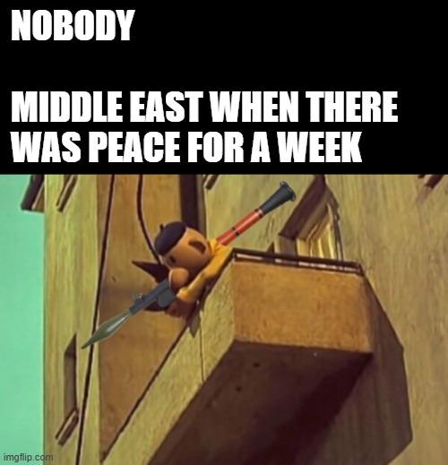 The dough must be as crumbly as peace in the Middle East