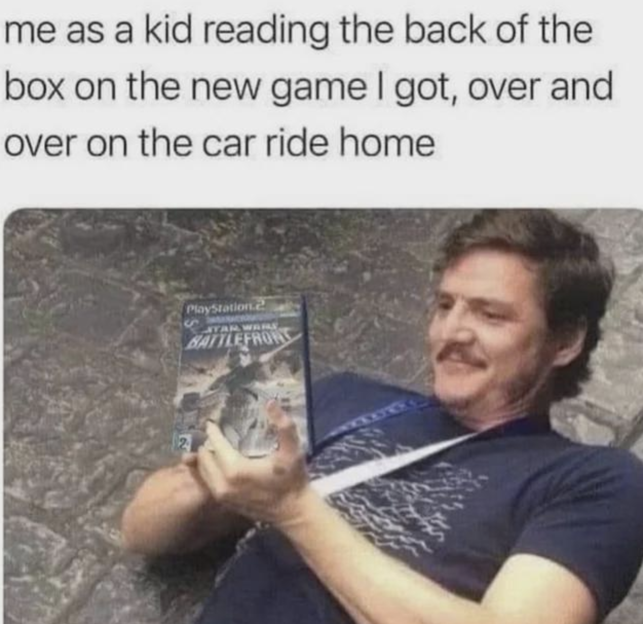 I guess everyone did that when they were a child