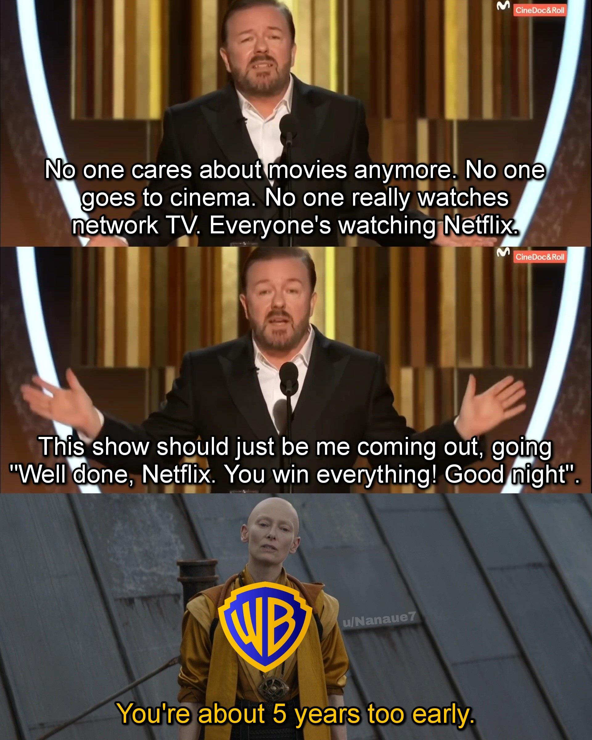 Ricky Gervais warned us