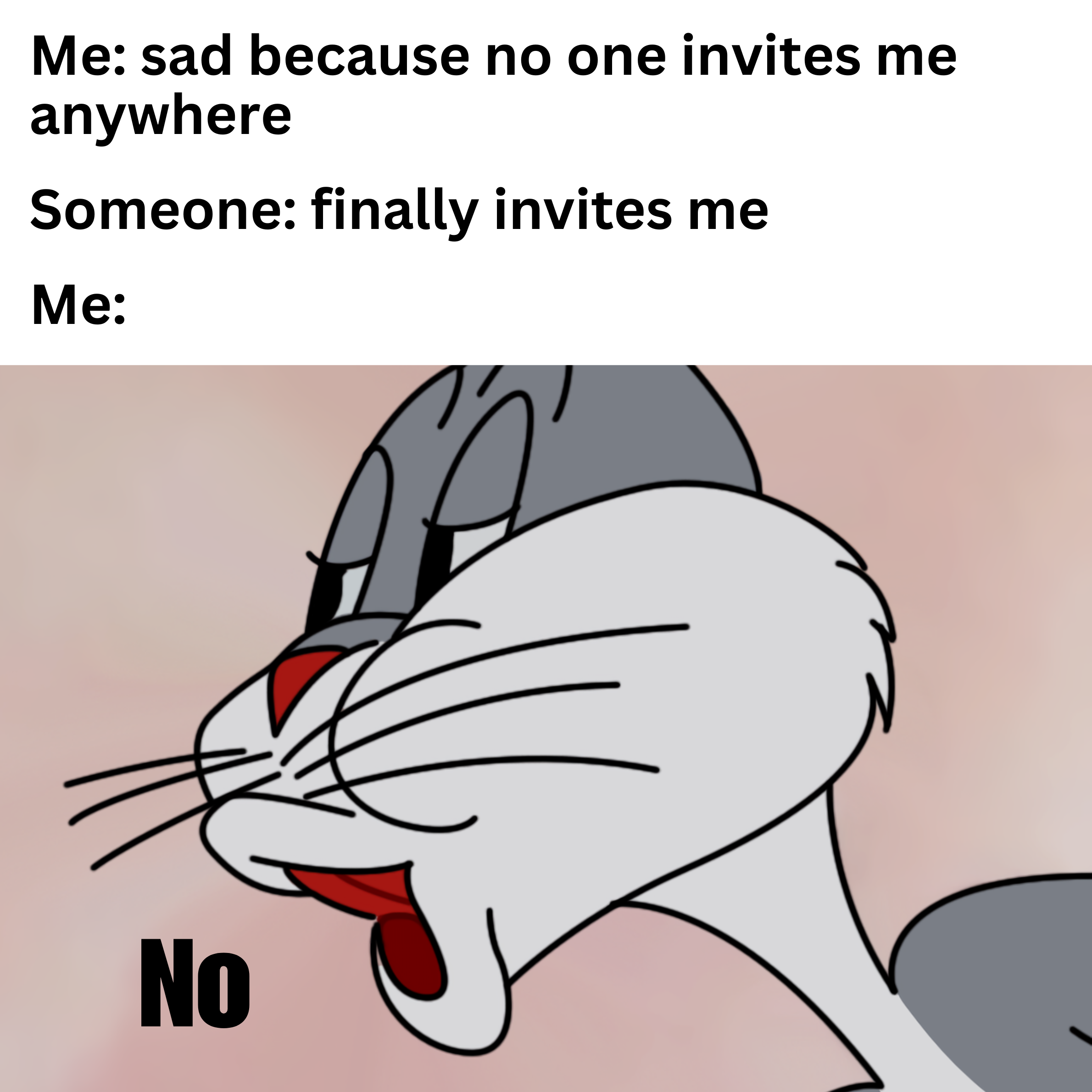 My introvert ass be like