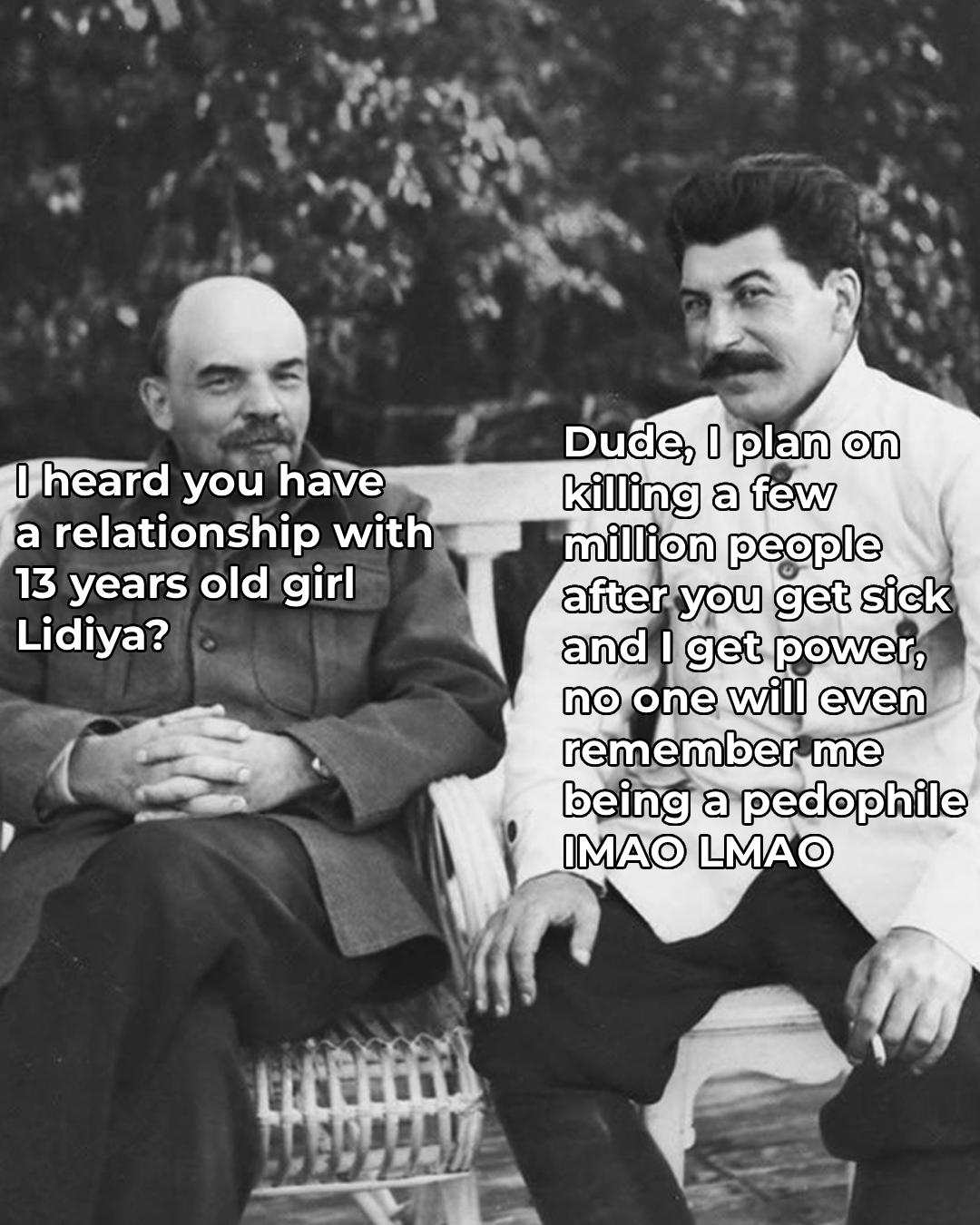 Stalin shared a room with a 13-year-old girl for several years. In 2016, DNA testing confirmed that her son was Stalin's.