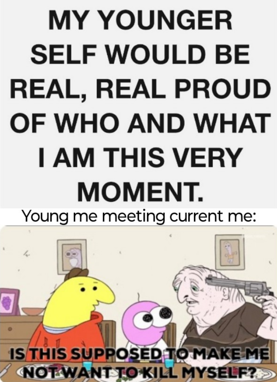Probably best if we didn't meet
