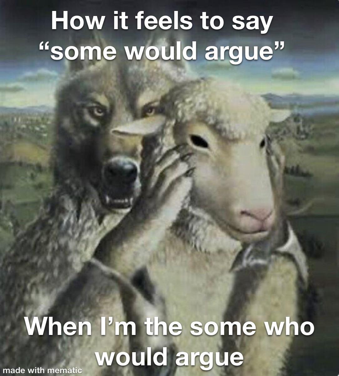 To play devils advocate