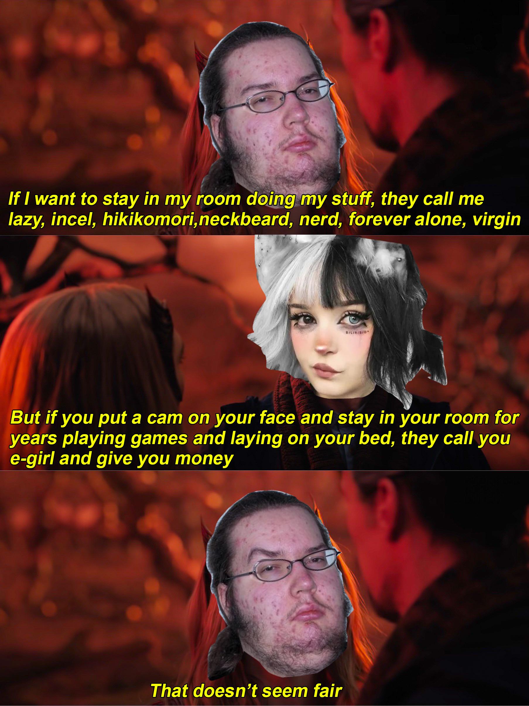 I wish I was an anime girl