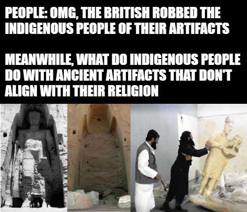 It would be better if it was stolen in a museum