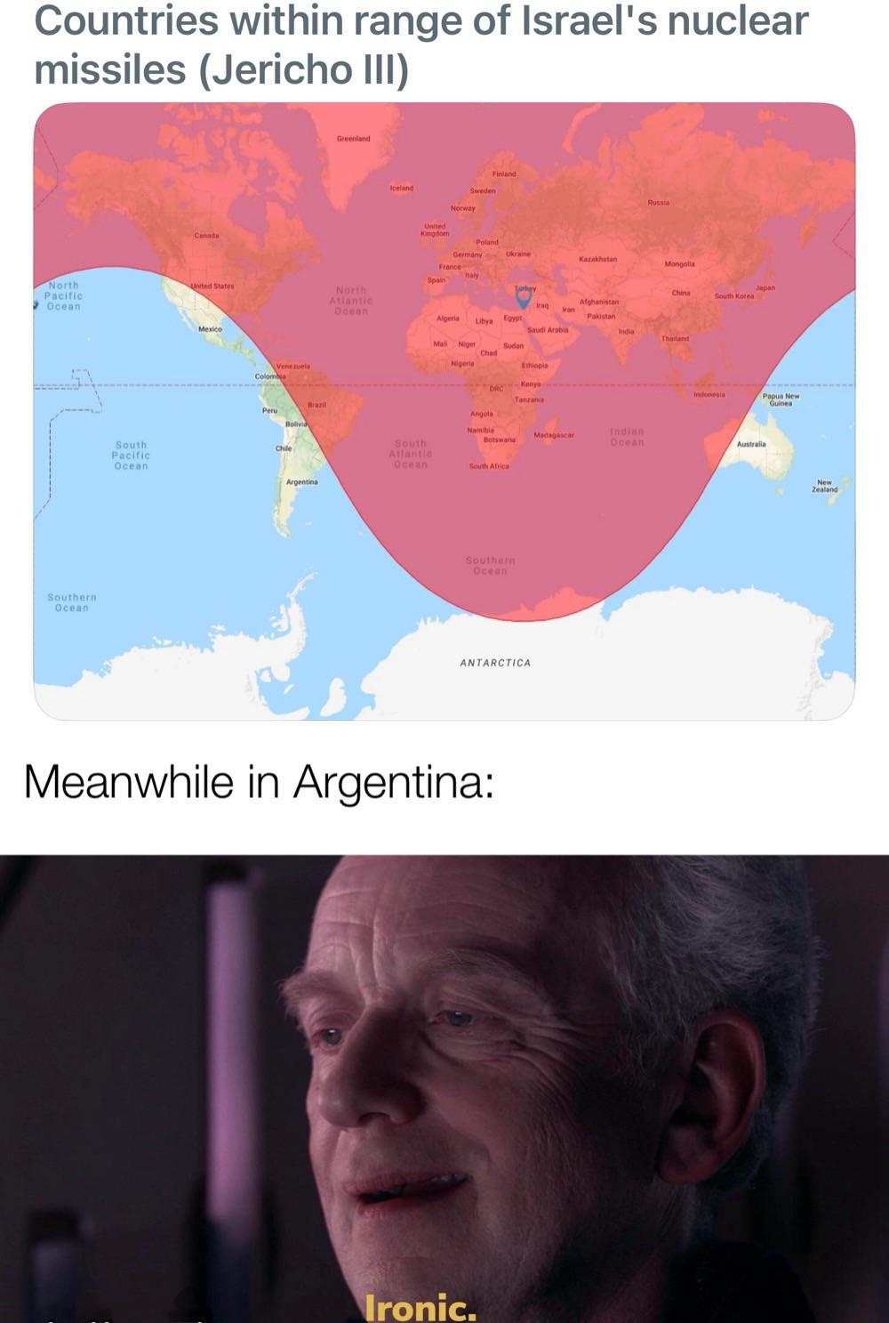 Just out of range of the death star laser