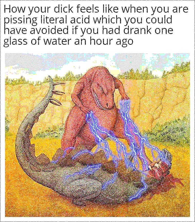 I can feel the insides of my dick dissolving