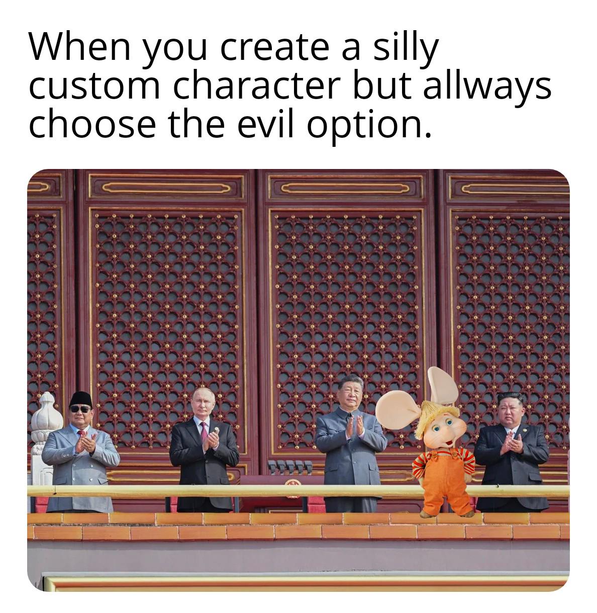 I accidentally joined the league of totalitarian countries