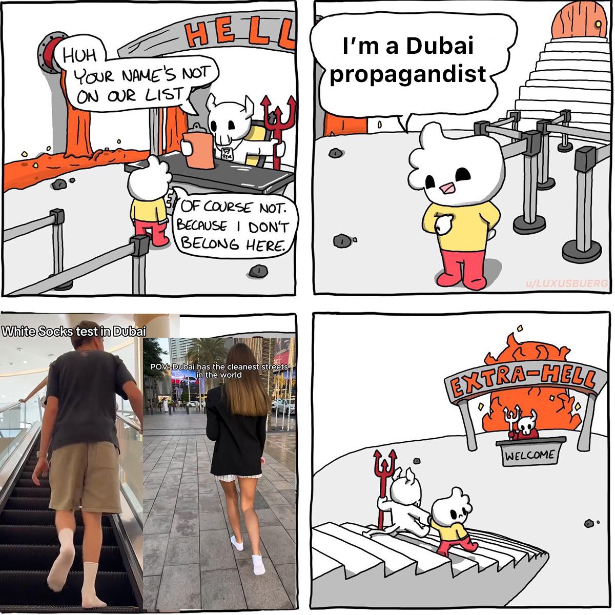 Wonder why Dubai needs so much propaganda…