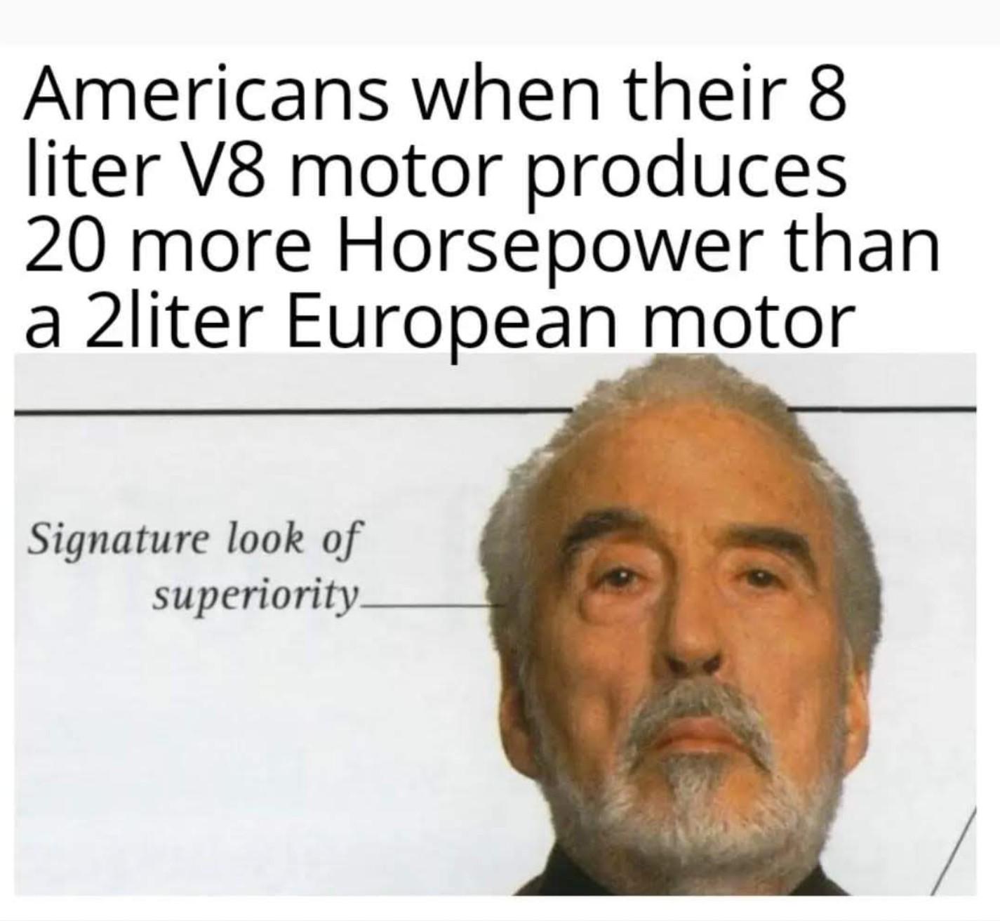 when size matters more than efficiency: the american way!