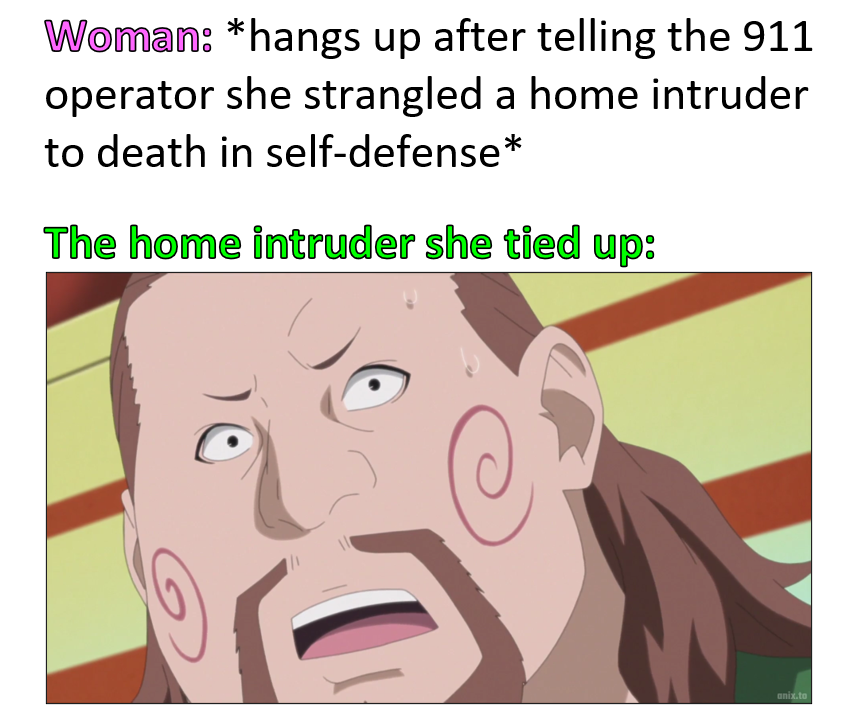 "You picked the wrong house, foo!"