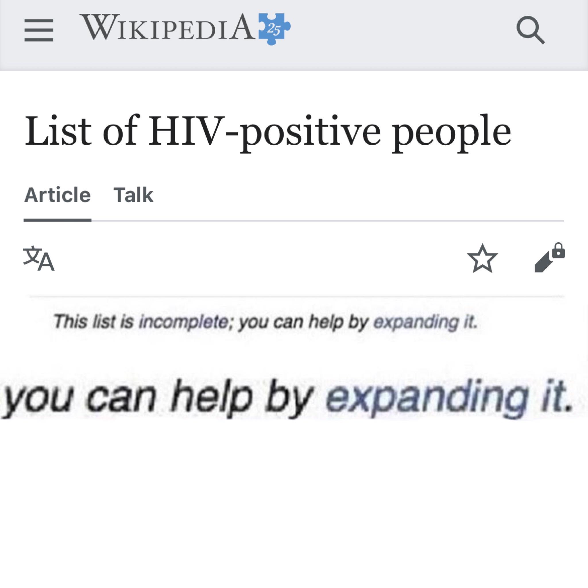 No I don’t want to expand this list.