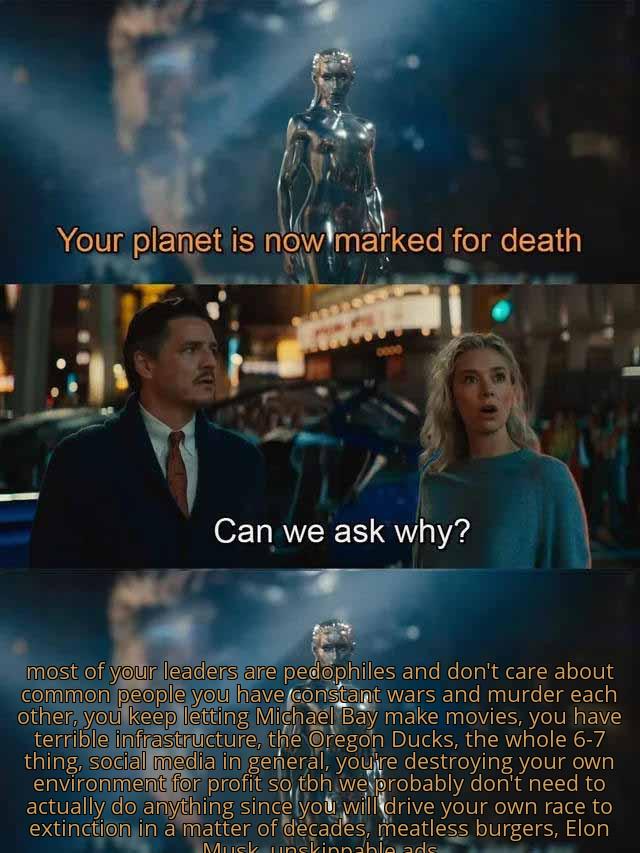 I don't want to live on this planet anymore