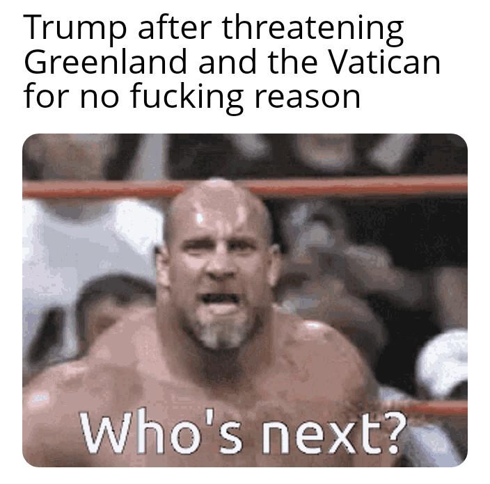 Next will be the Dalai Lama or something