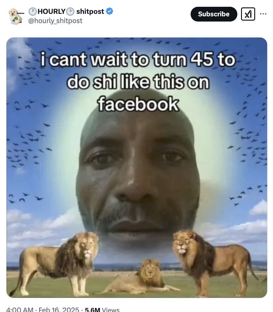 Staying alive just to reach the facebook arc