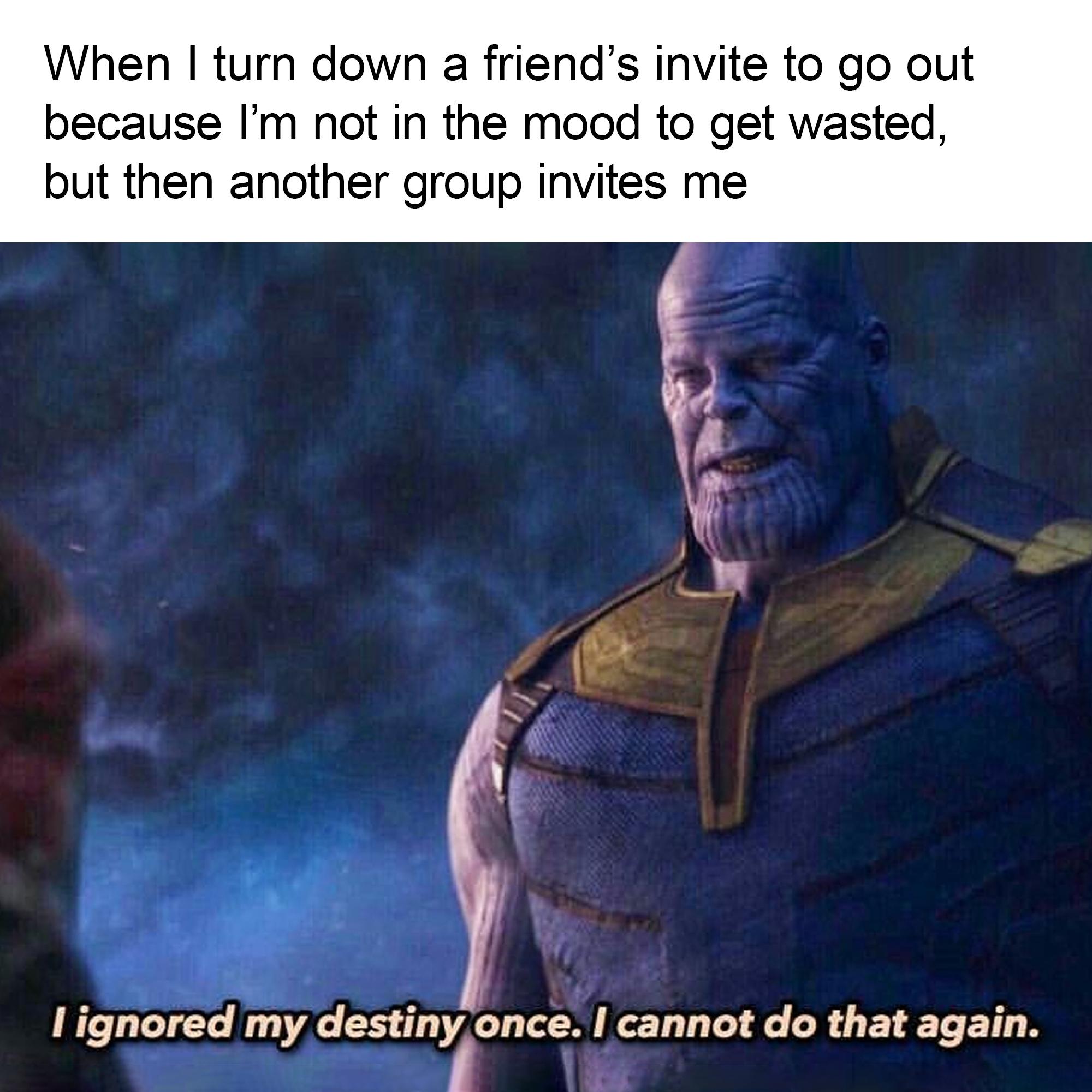 It can't be avoided