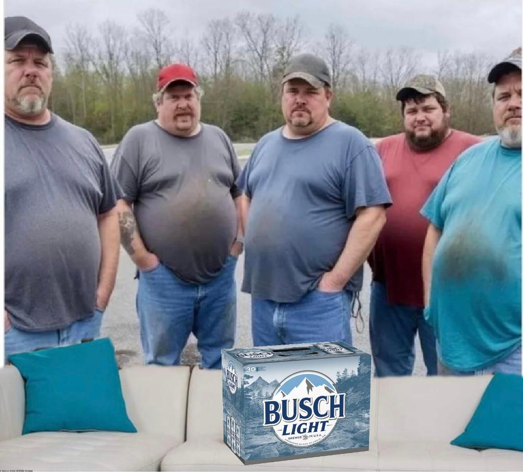 Last thing a case of Busch Light sees before it's corpse is doused with gas and burned.