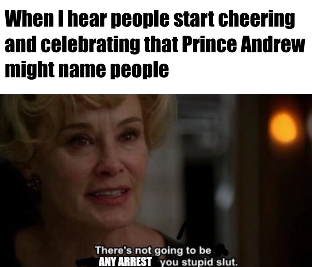 You guys know we know names already right?