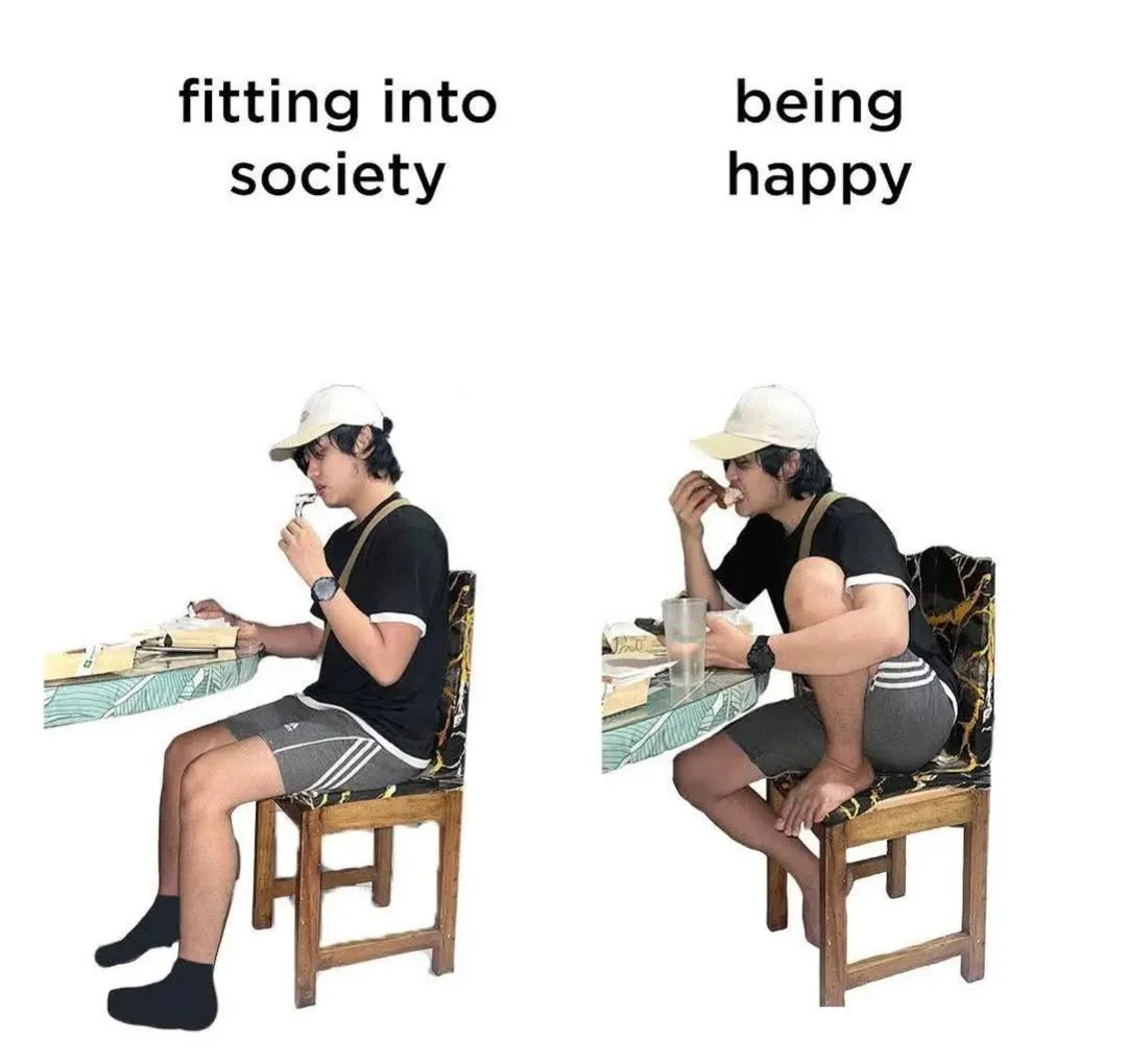 I must be happy
