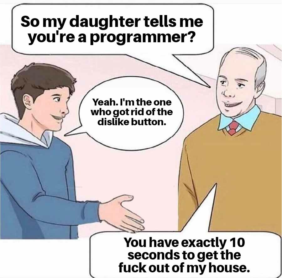 I should take away your computer privileges