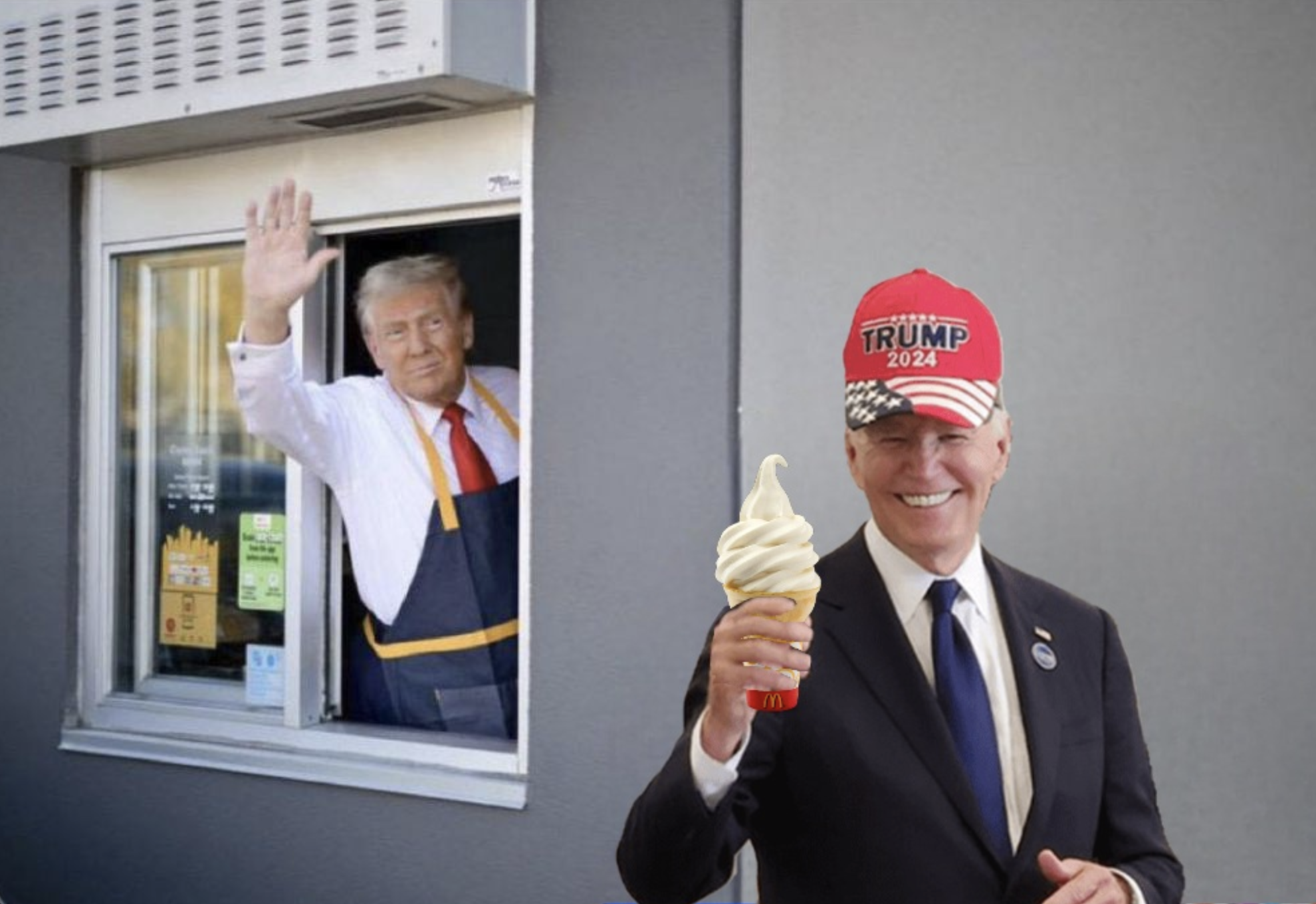 He fixed the ice cream machine!