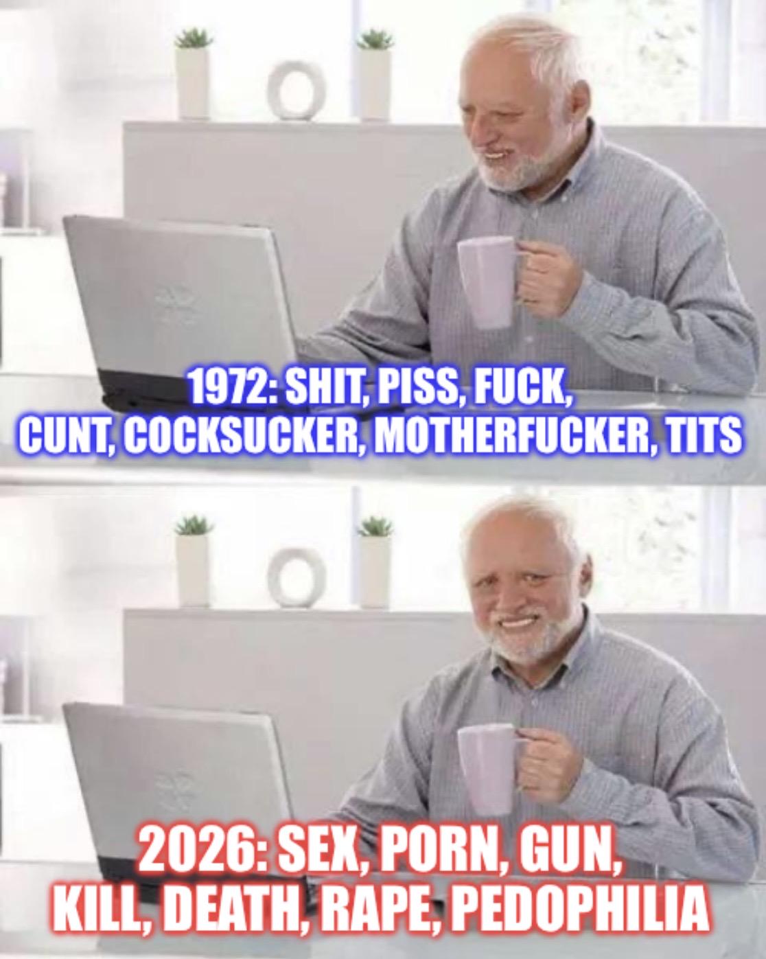 7 words you can’t say, then and now