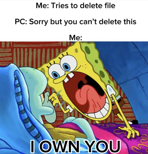 I dont care if it’s system 32, let me delete what i want