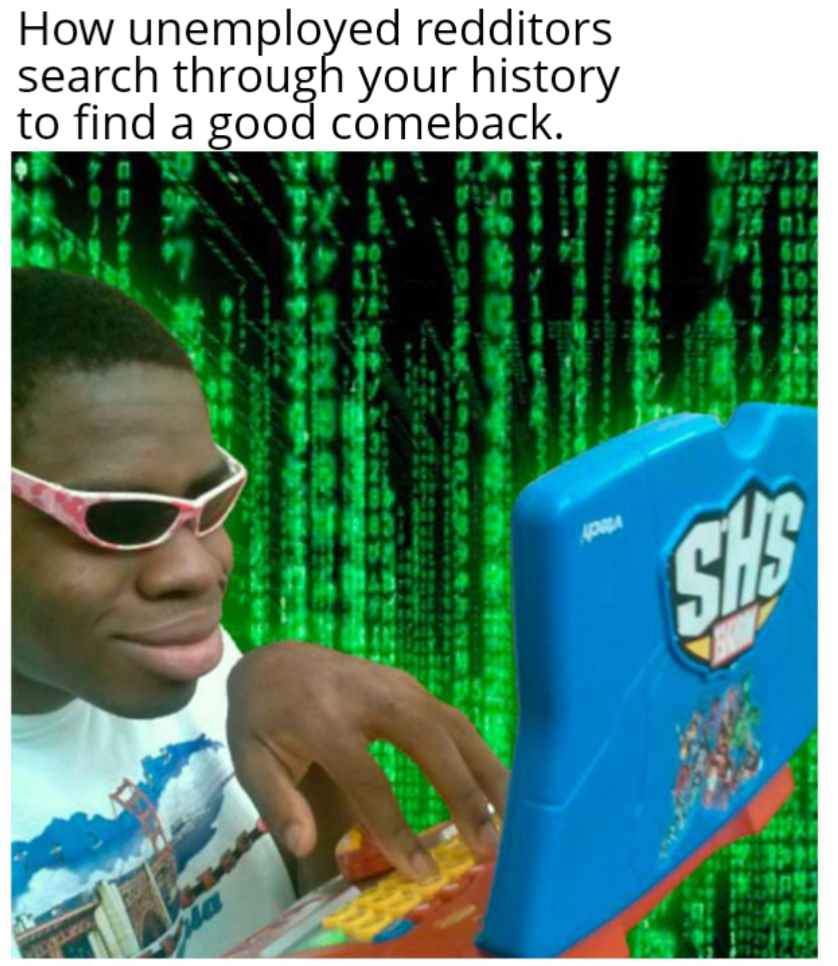 And it will be completely unrelated too.