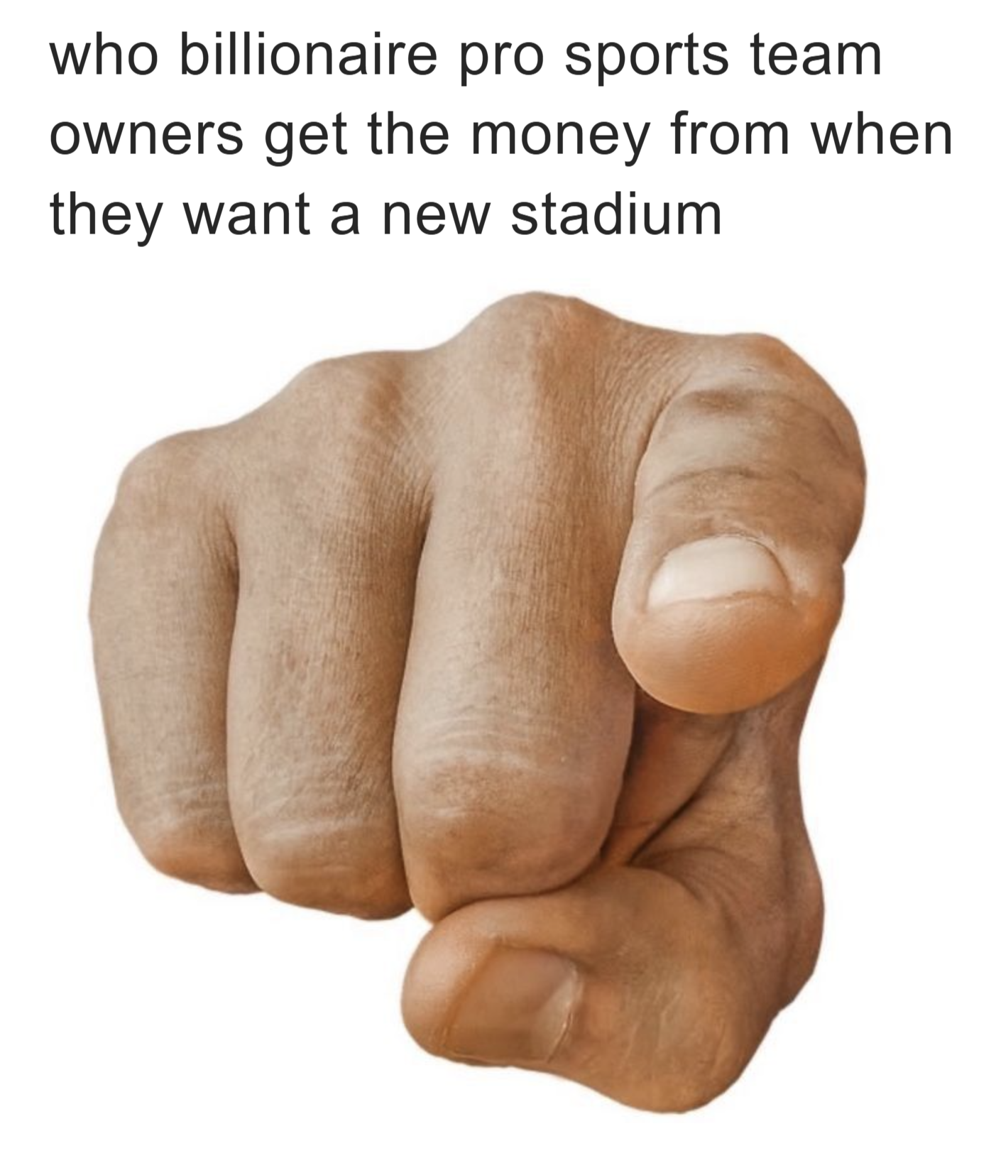 They're making us pain for our own bread AND circuses