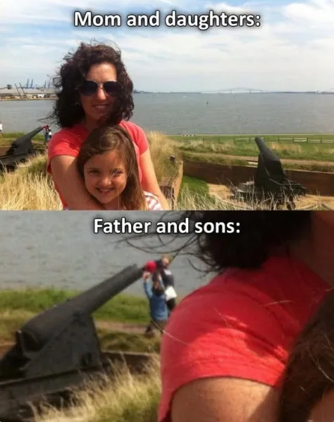 Father and sons bonding time