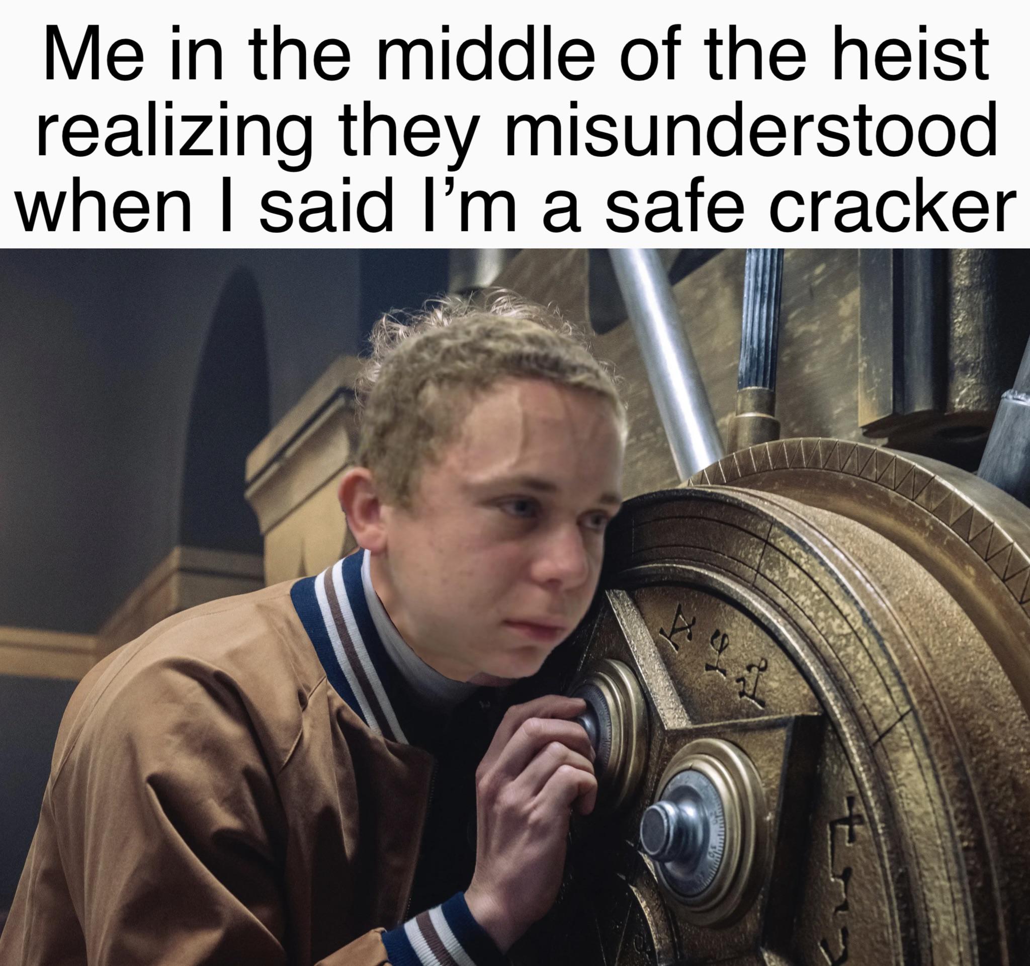 They got the wrong type of cracker