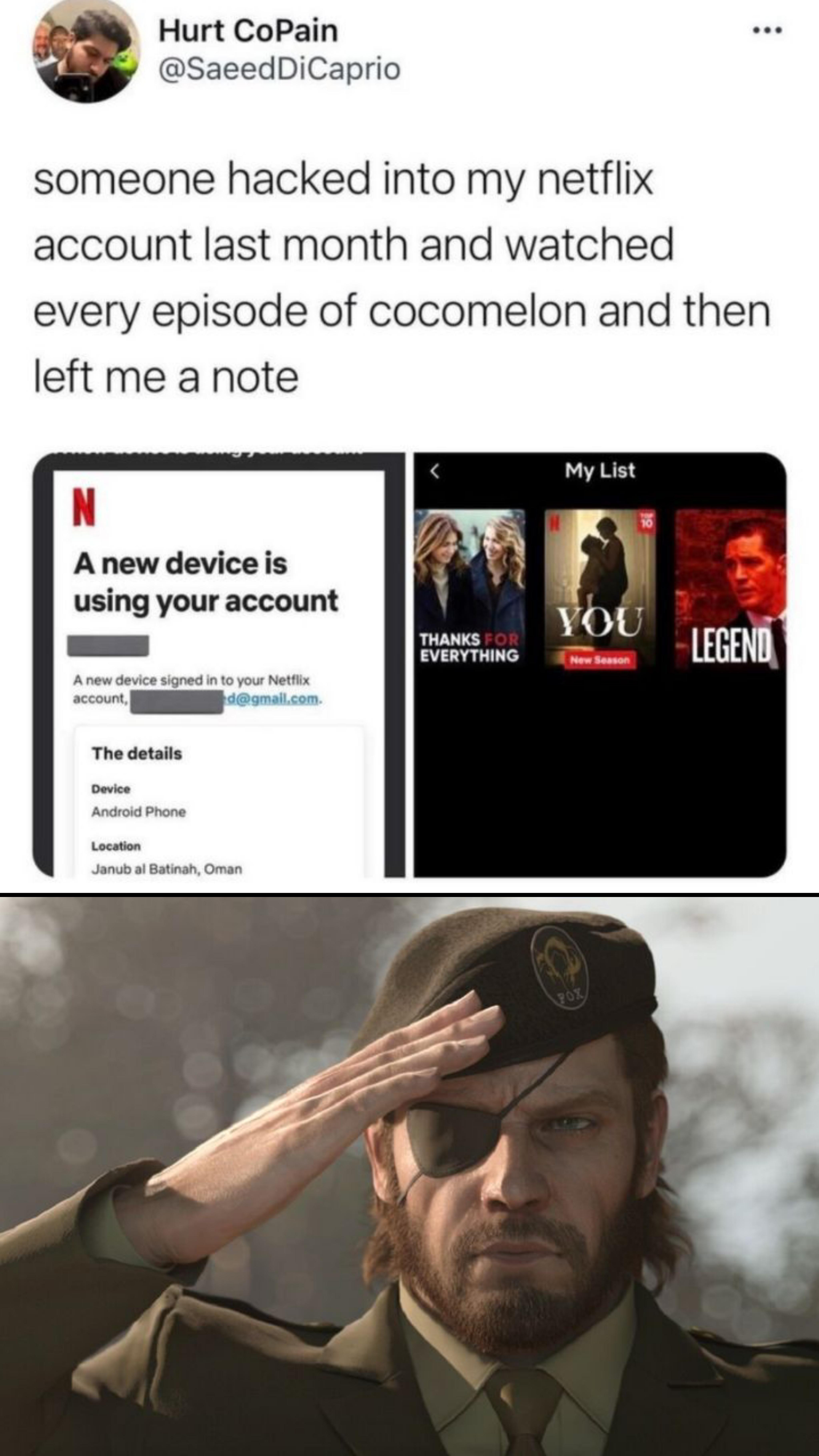 A legend salutes another