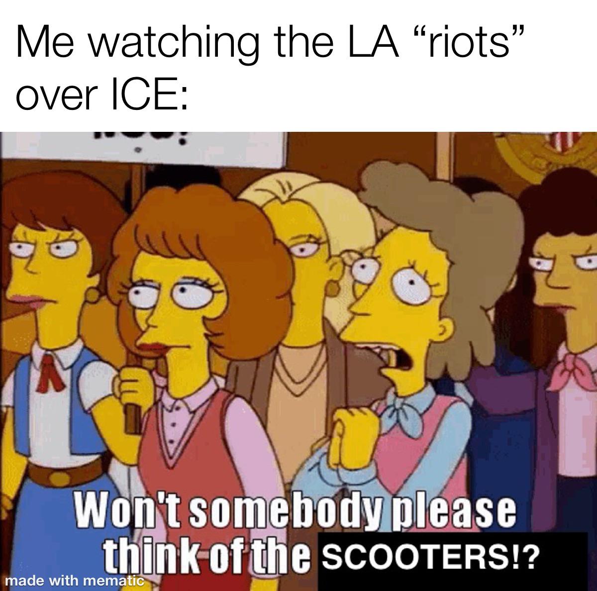 Why is it always the scooters that suffer the most!?