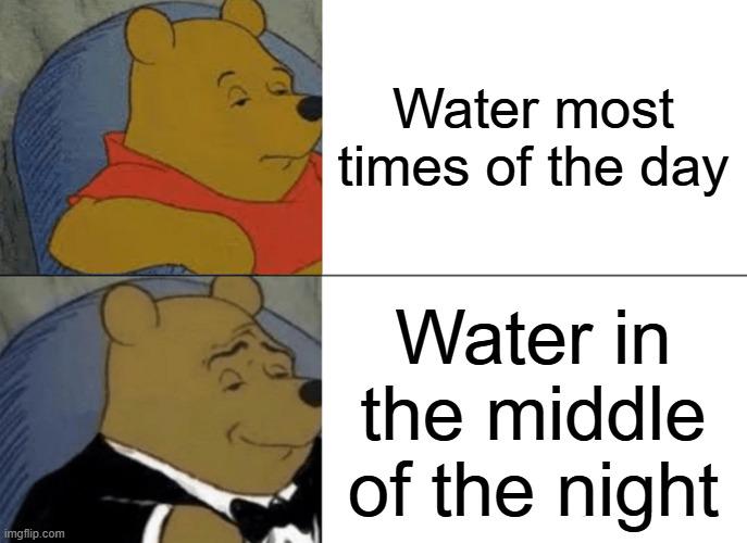 What is it about nighttime that makes water taste so much better?