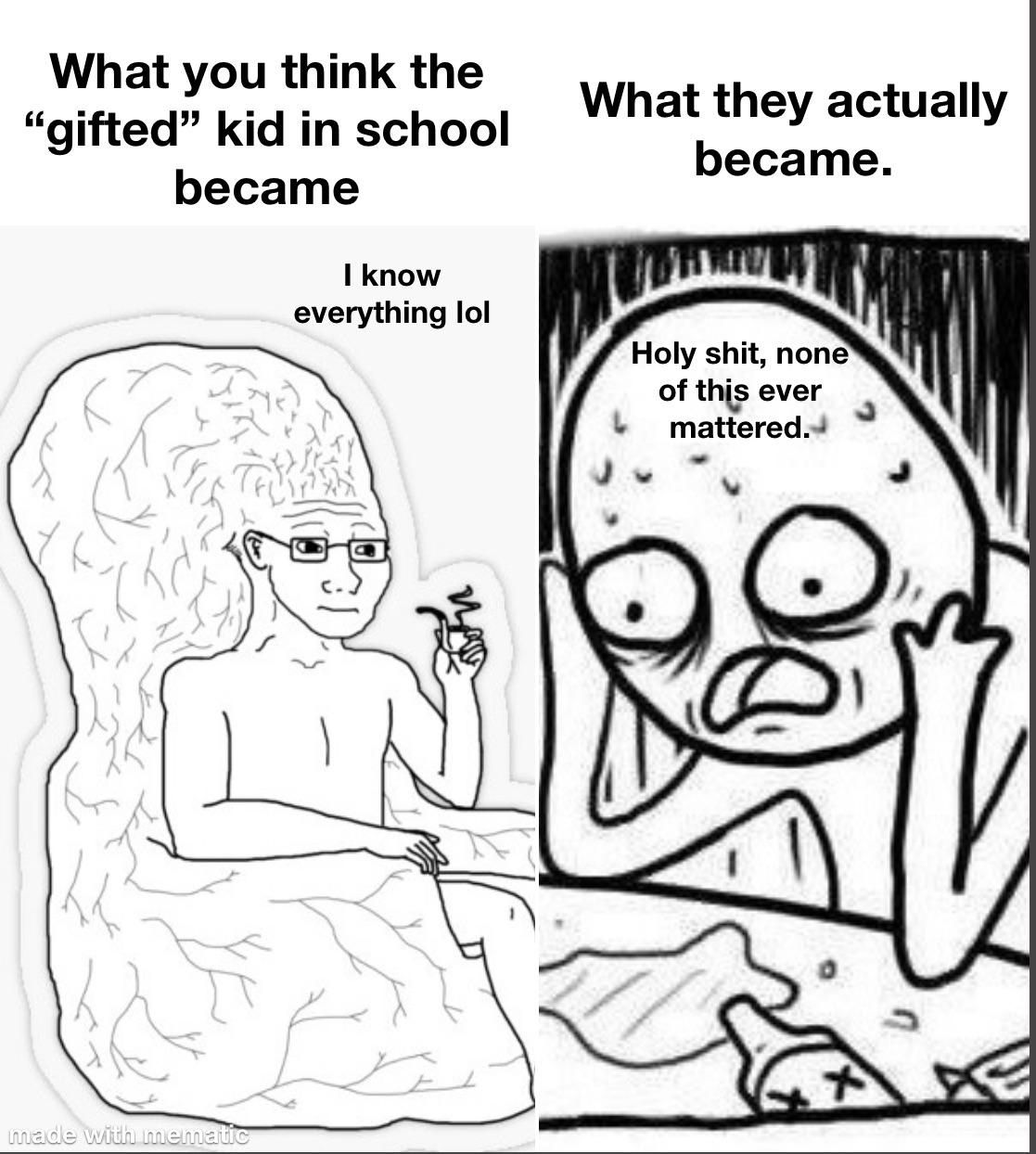 Big brain shit.