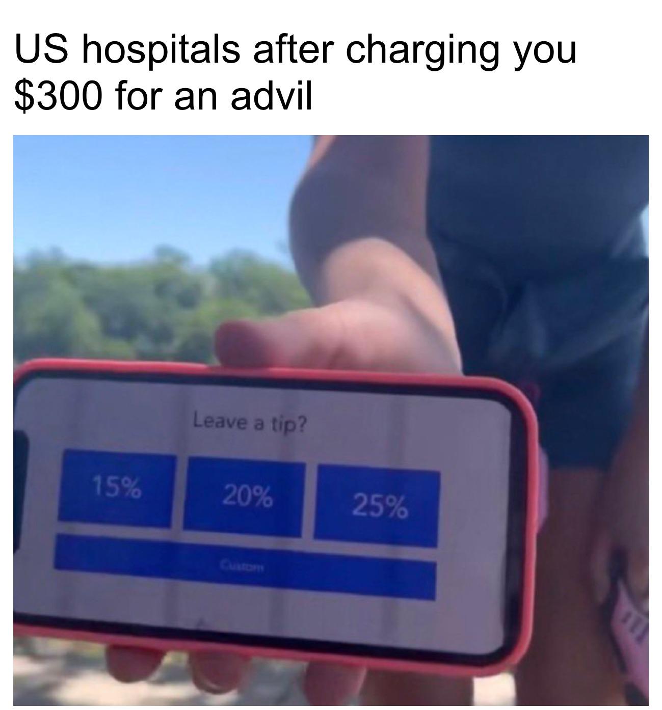 I'll bring my own next time