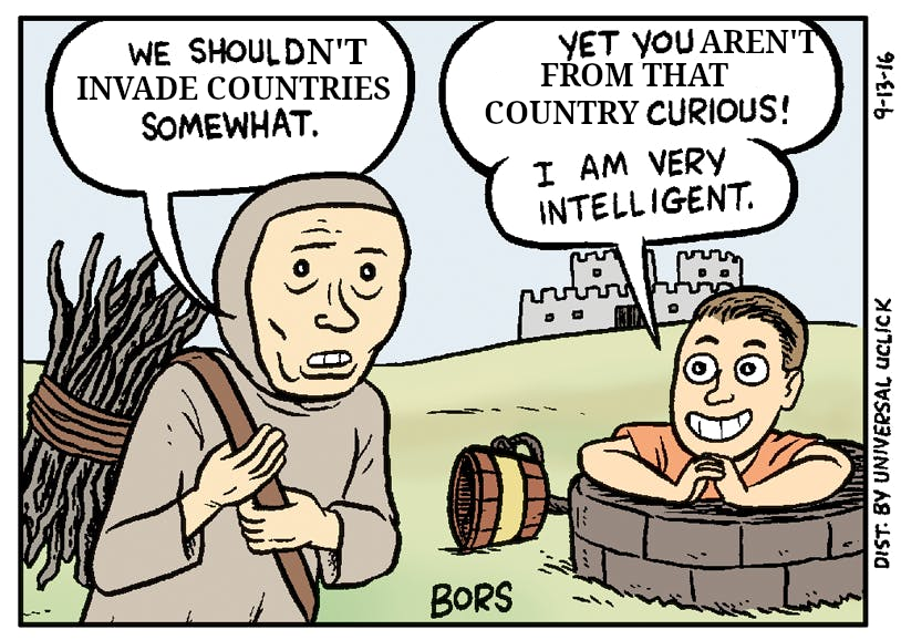 Let's trust the guys who have a history couping governments for ones that align with their interests. Surely this time they will care about freedom and democracy! (Ignore all the dictatorships they have no issue with)