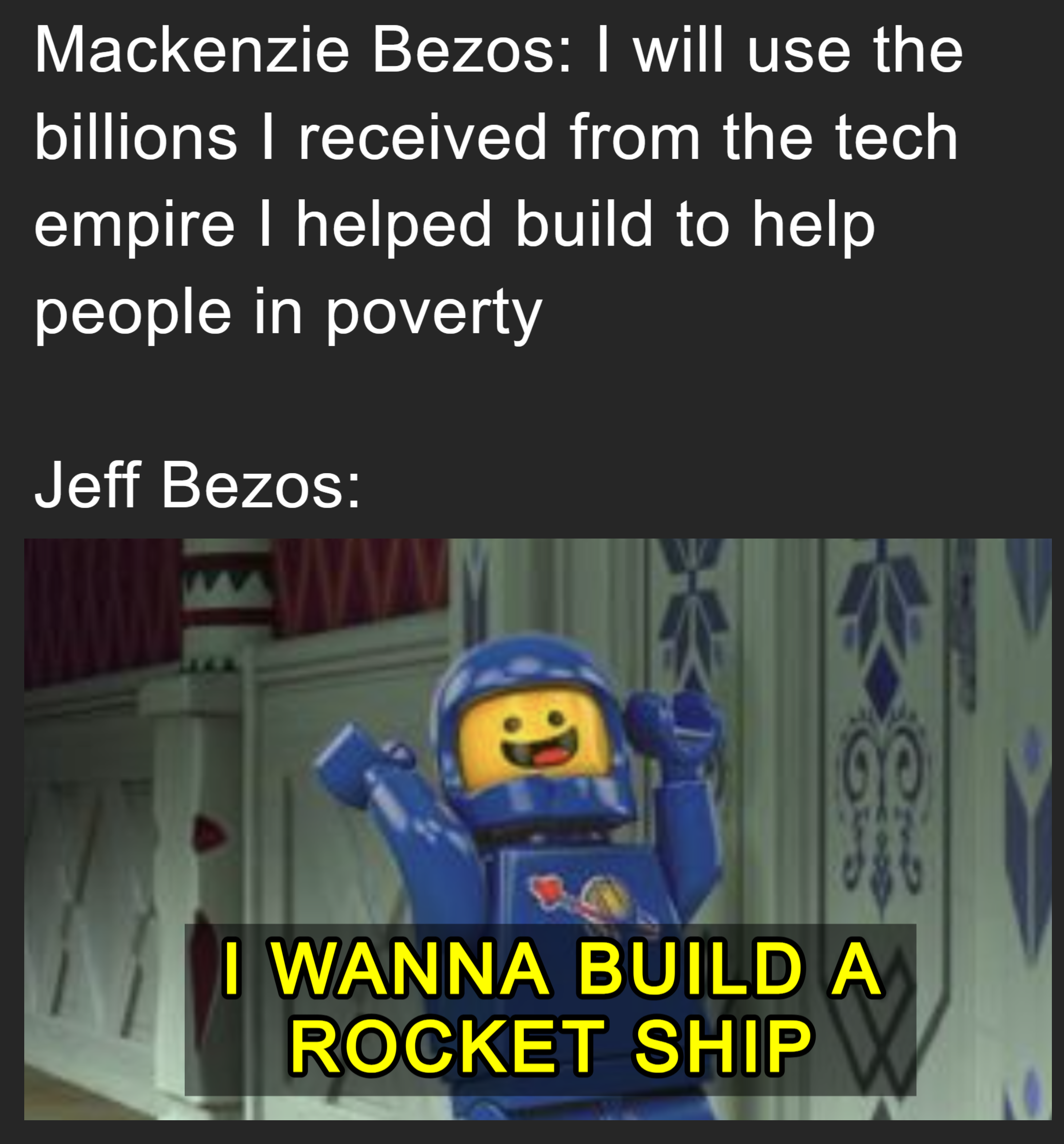 More like Jeff BOZO amirite?