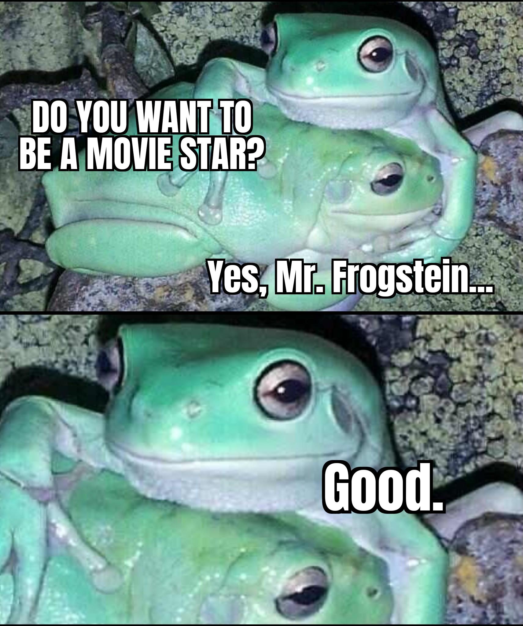 Frogs aren't always cute.