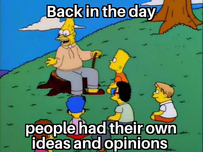 But anyway here we are