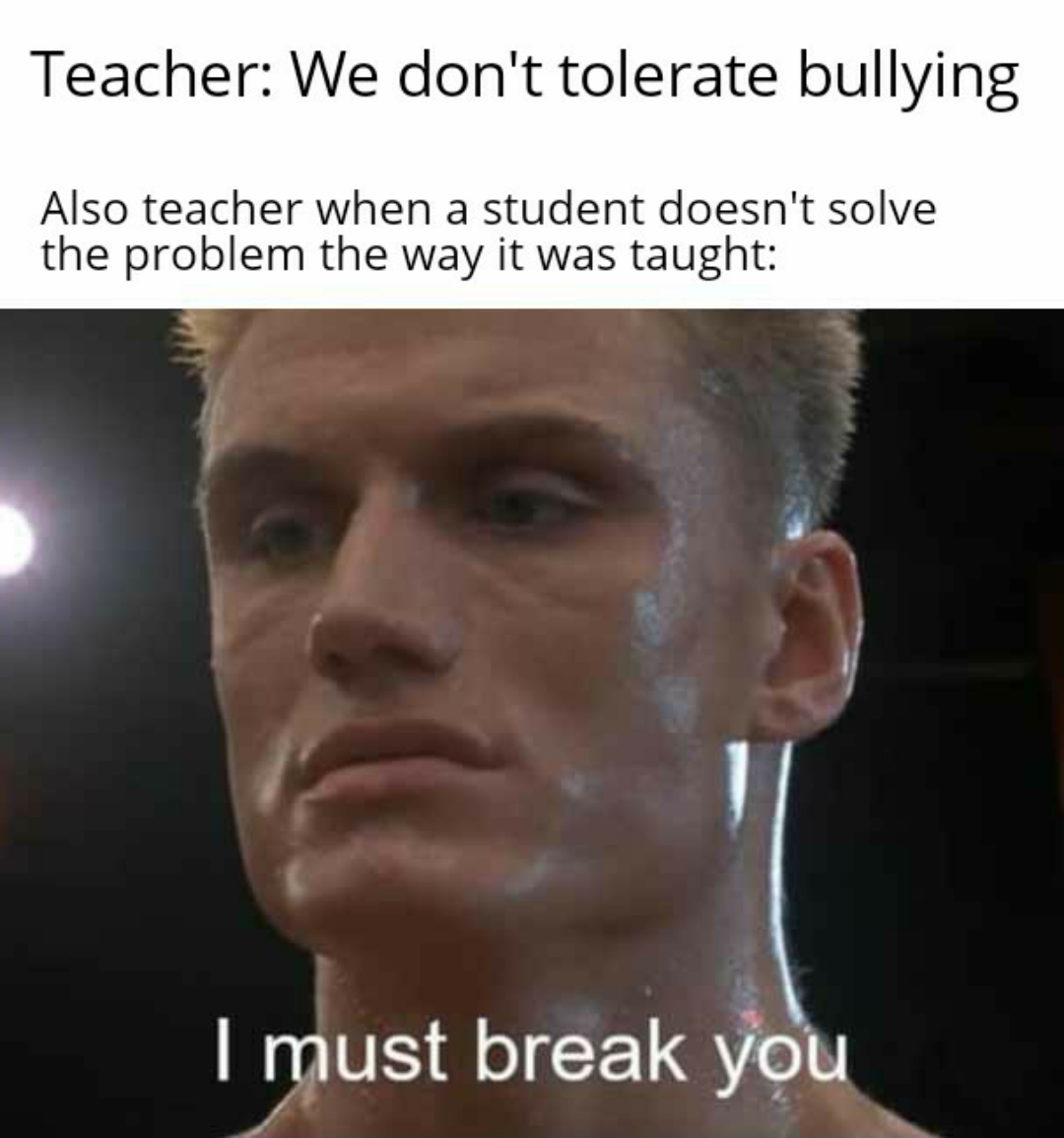 She definitely rules the school
